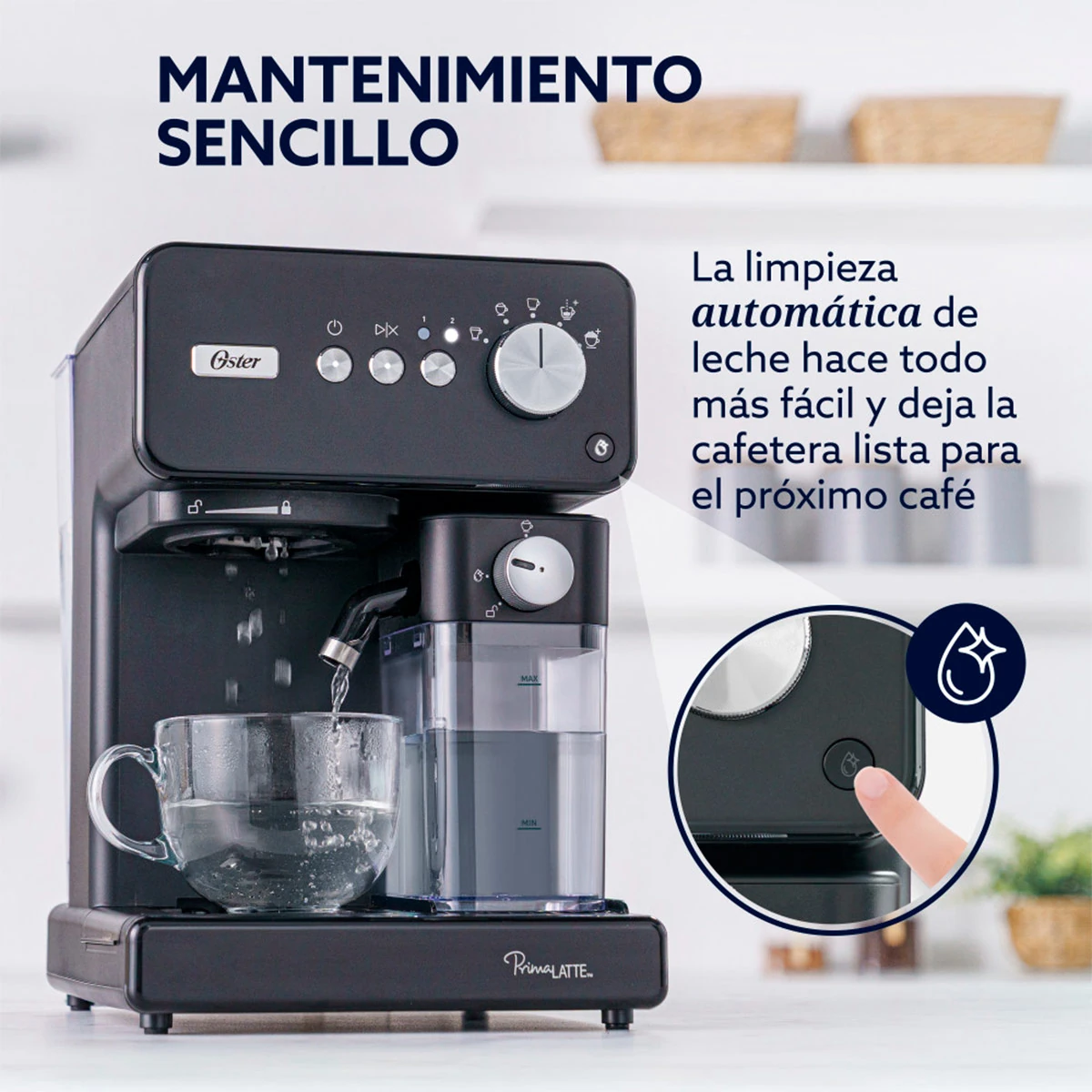 CAFETERA OSTER PRIMALATTE NEGRA - 7