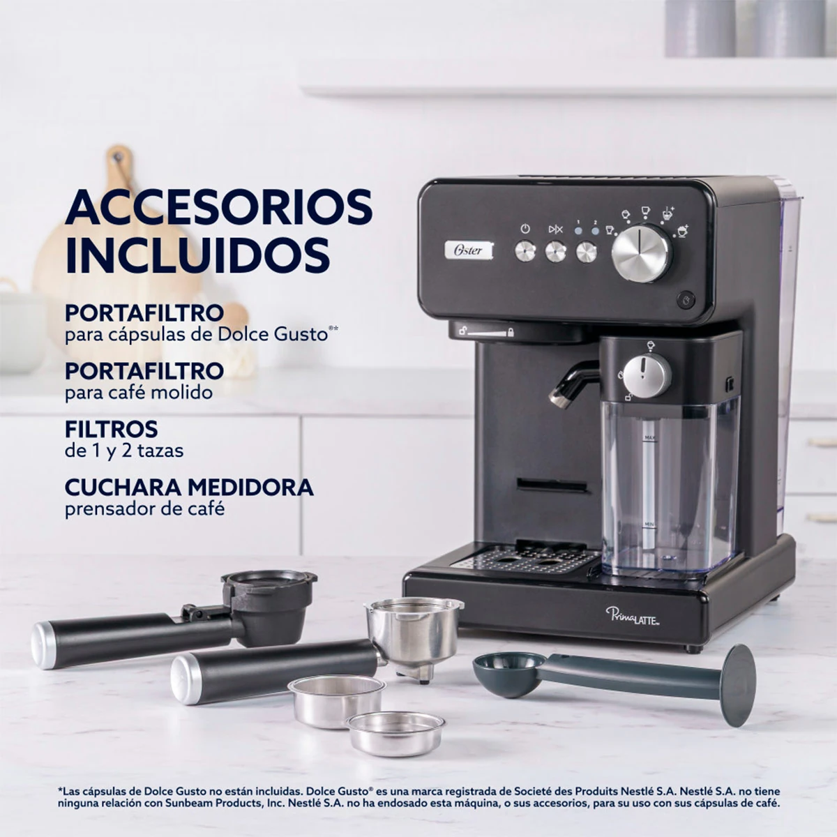 CAFETERA OSTER PRIMALATTE NEGRA - 8