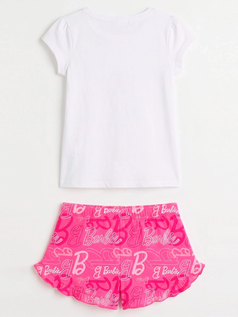 PIJAMA NIÑA BARBIE LOGO - 2