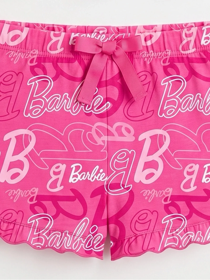 PIJAMA NIÑA BARBIE LOGO - 3