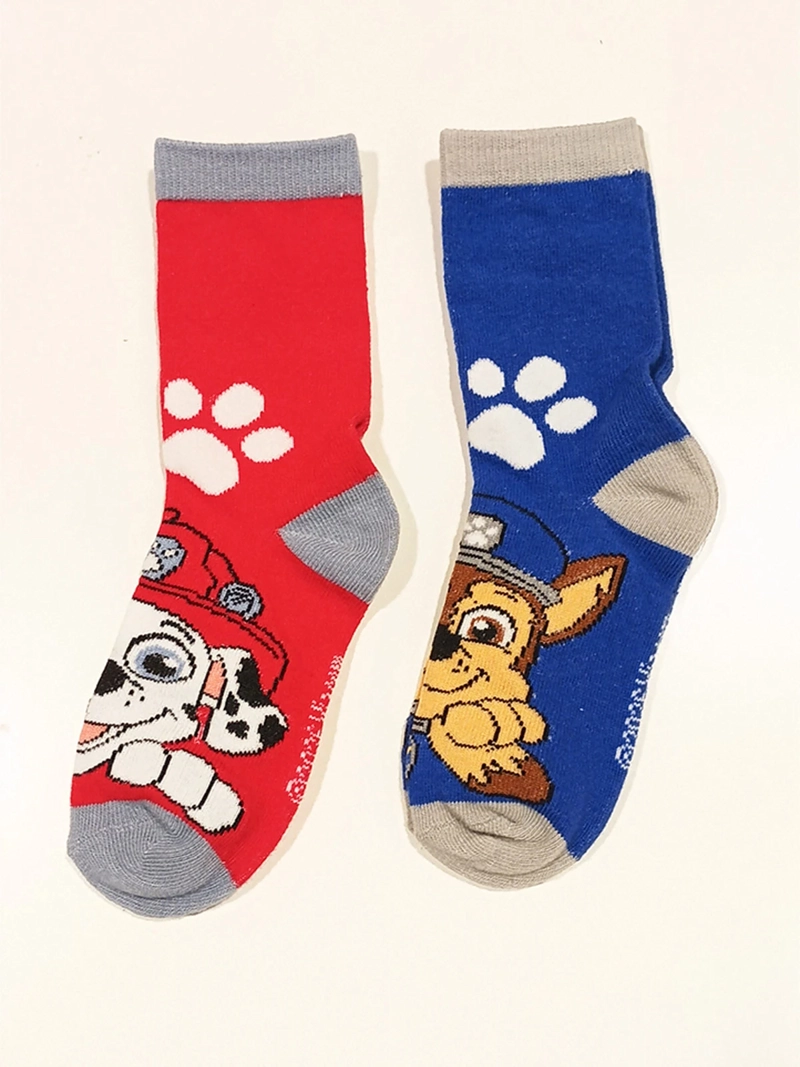PACK X2 CALCETINES NIÑO PAW PATROL CHASE Y MARSHAL