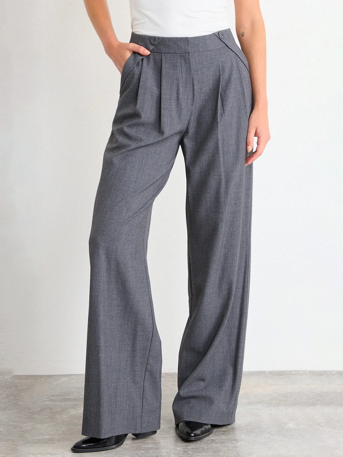 PANTALÓN MUJER IO LISO - 3