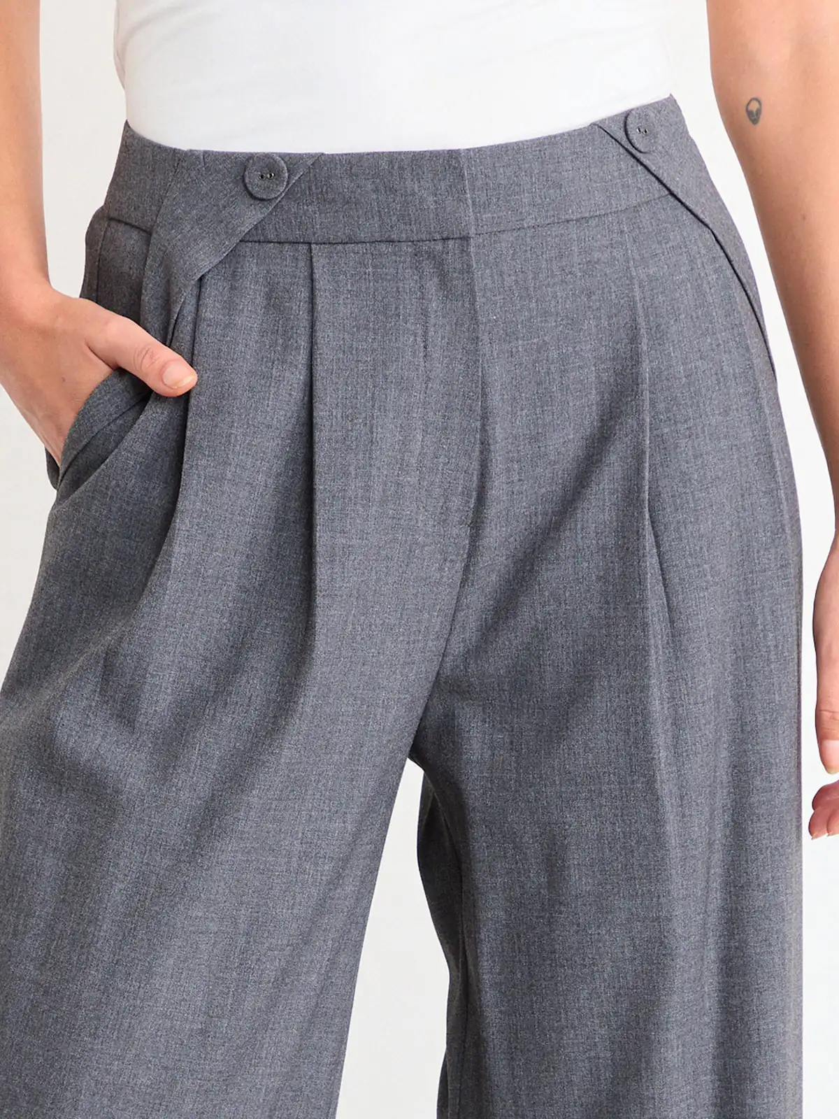 PANTALÓN MUJER IO LISO - 5