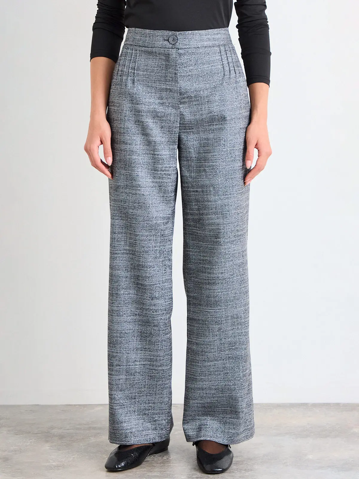 PANTALÓN MUJER IO SASTRERO PLIEGUES - 3