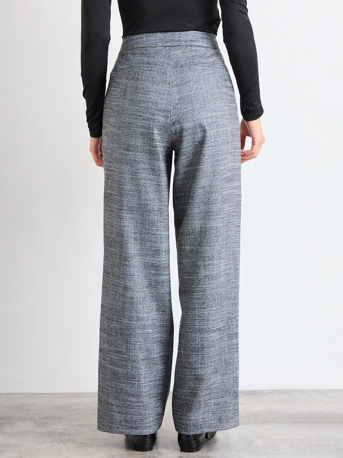 PANTALÓN MUJER IO SASTRERO PLIEGUES - 4