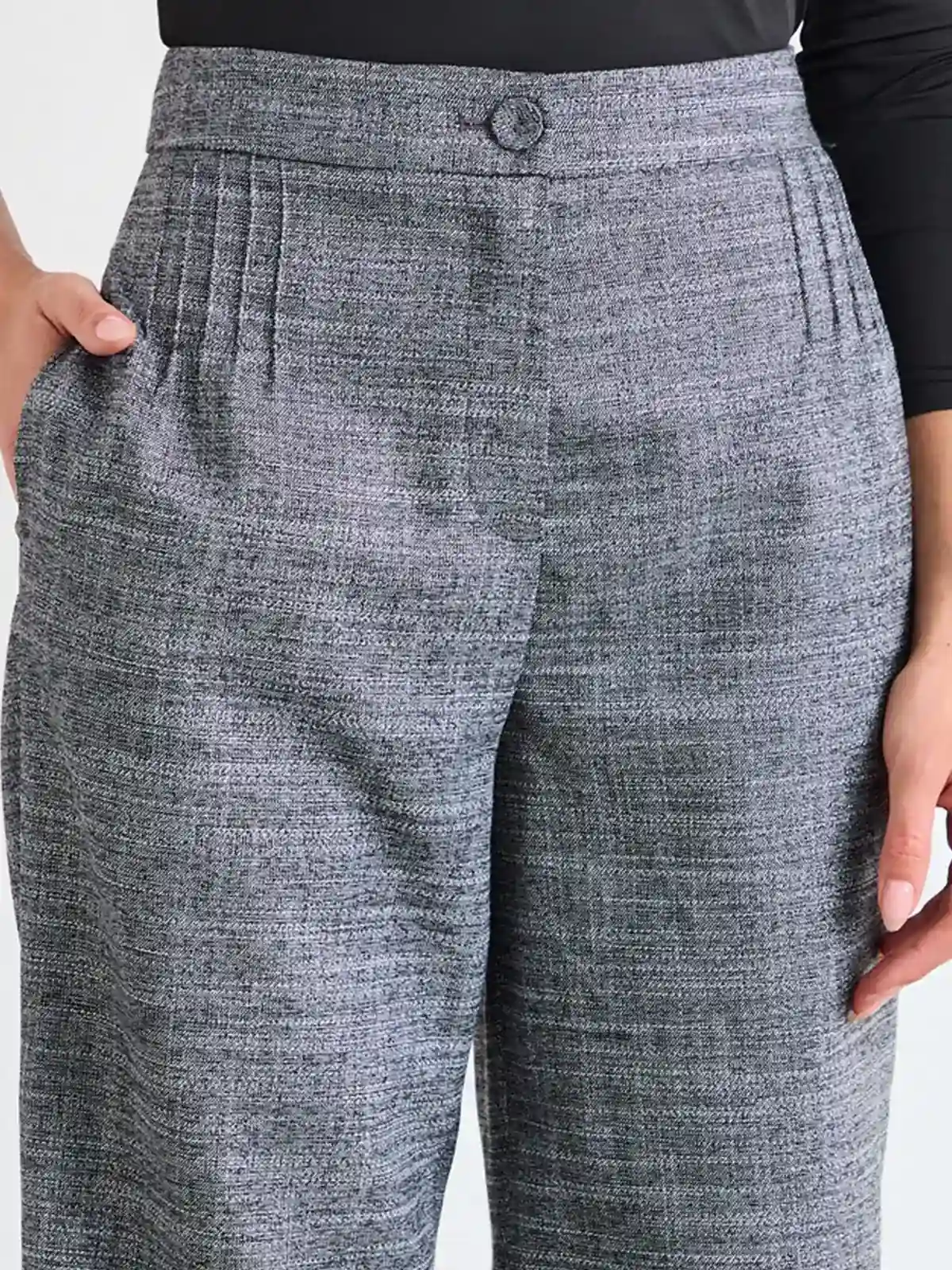 PANTALÓN MUJER IO SASTRERO PLIEGUES - 5