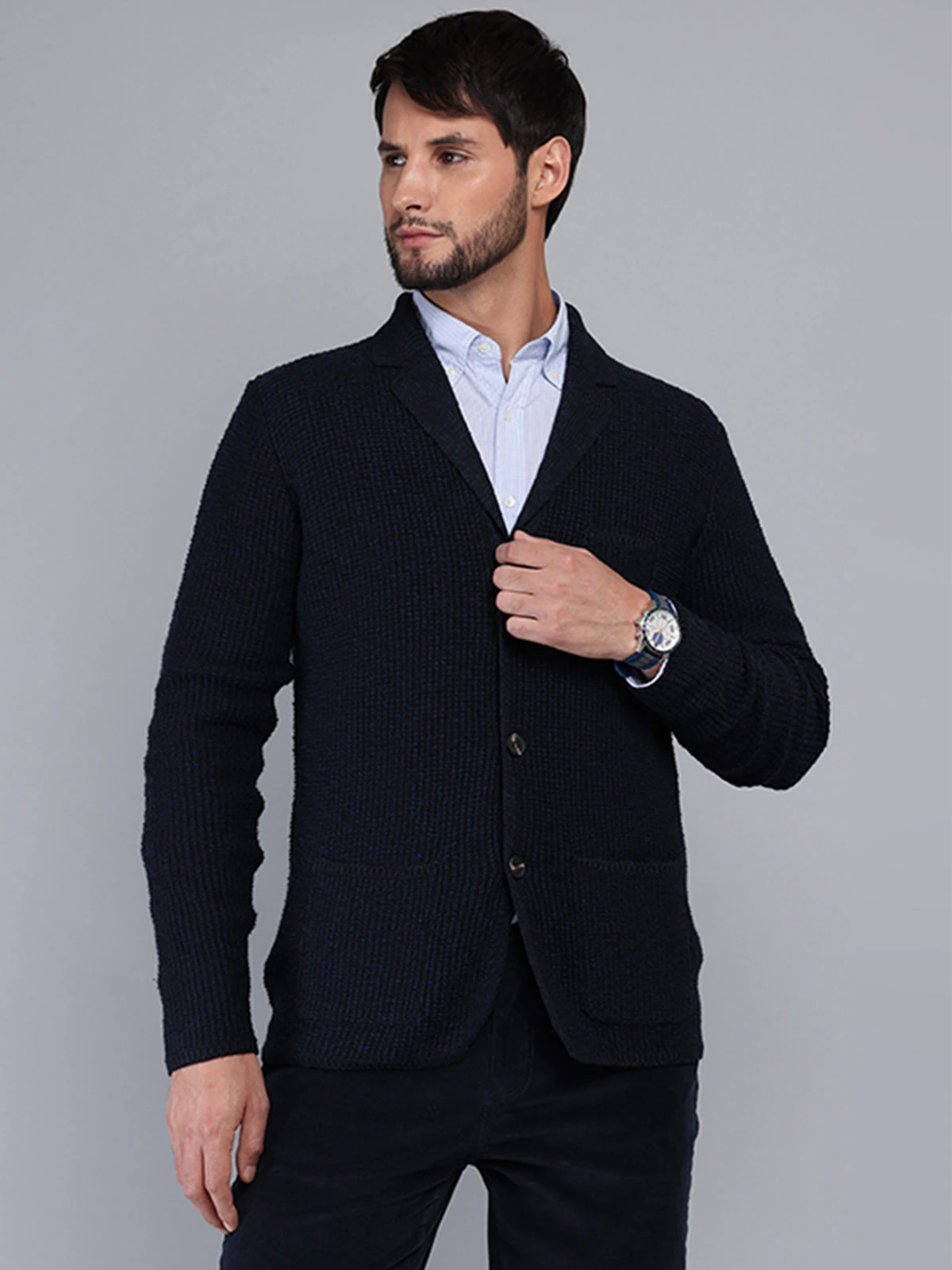 CARDIGAN HOMBRE ARROW TEXTURADO SW33006