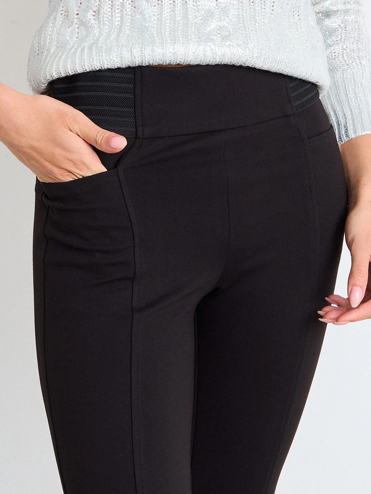 CALZA MUJER IO BÁSICA ELÁSTICO - 5