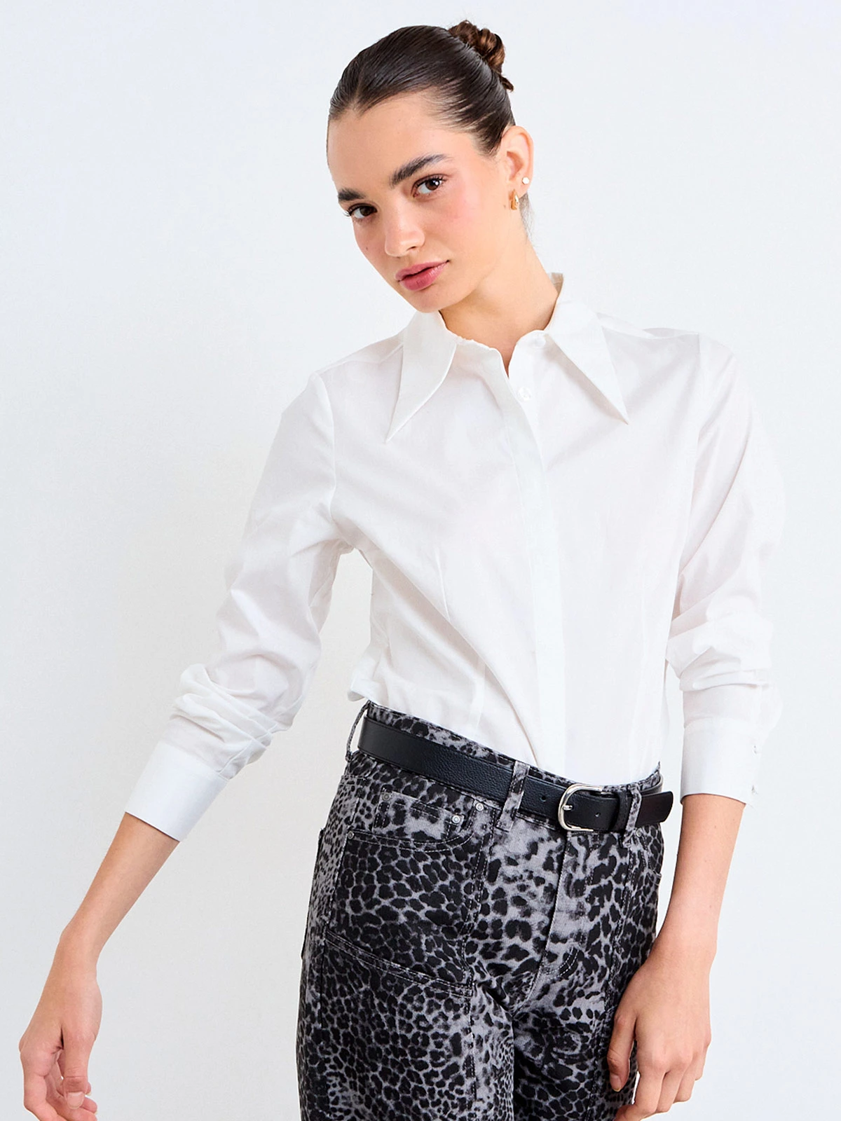 BLUSA MUJER IO ALGODÓN POPELINA - 3