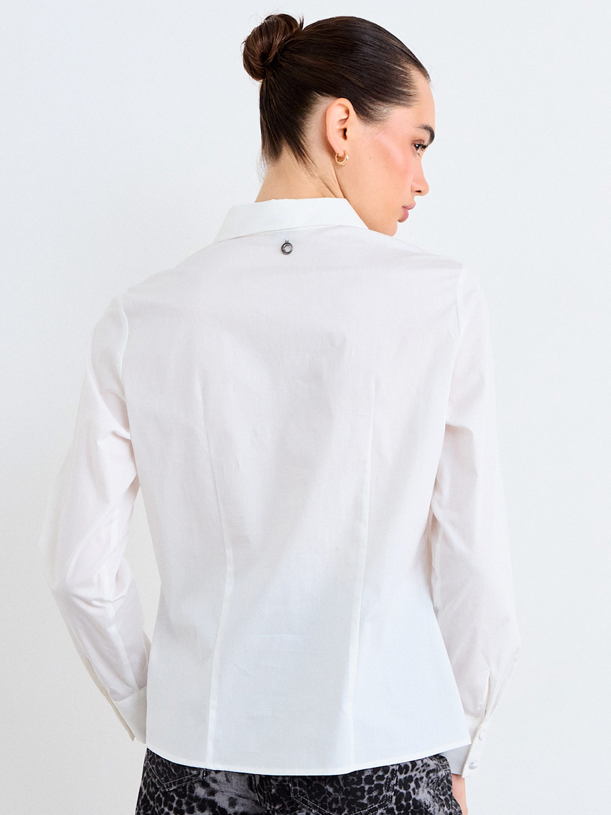 BLUSA MUJER IO ALGODÓN POPELINA - 4
