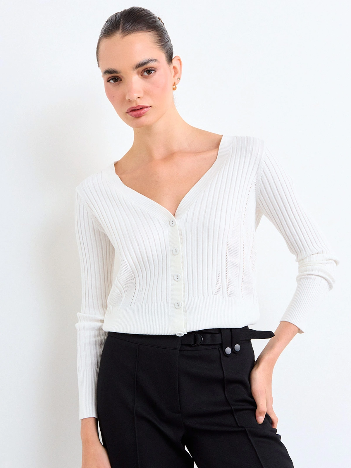 CARDIGAN MUJER IO BÁSICOCALADO - 3