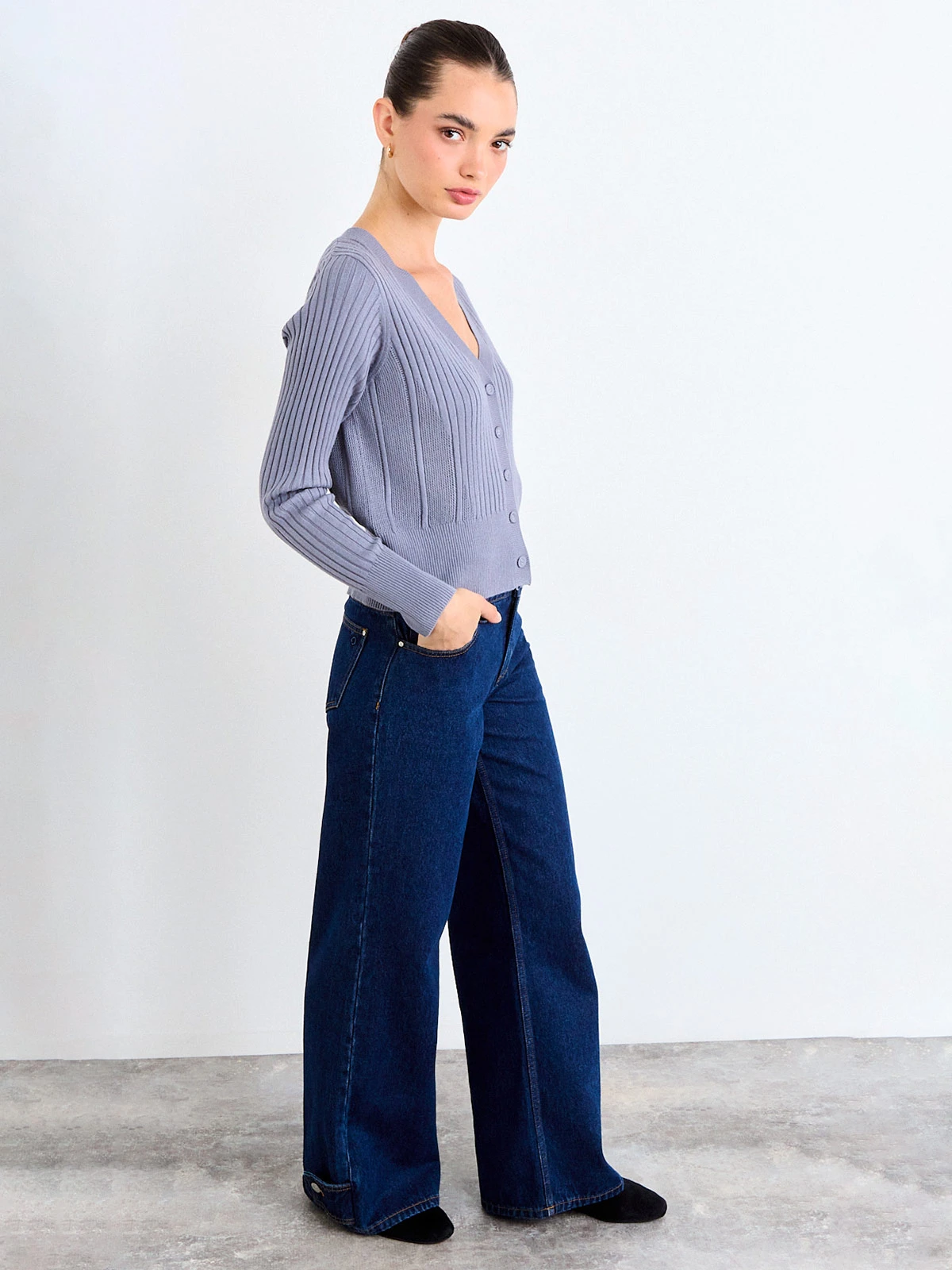 CARDIGAN MUJER IO BÁSICOCALADO - 2