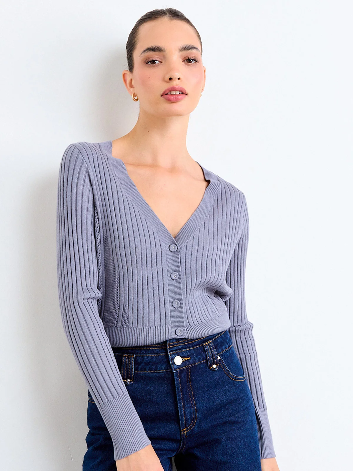 CARDIGAN MUJER IO BÁSICOCALADO - 3