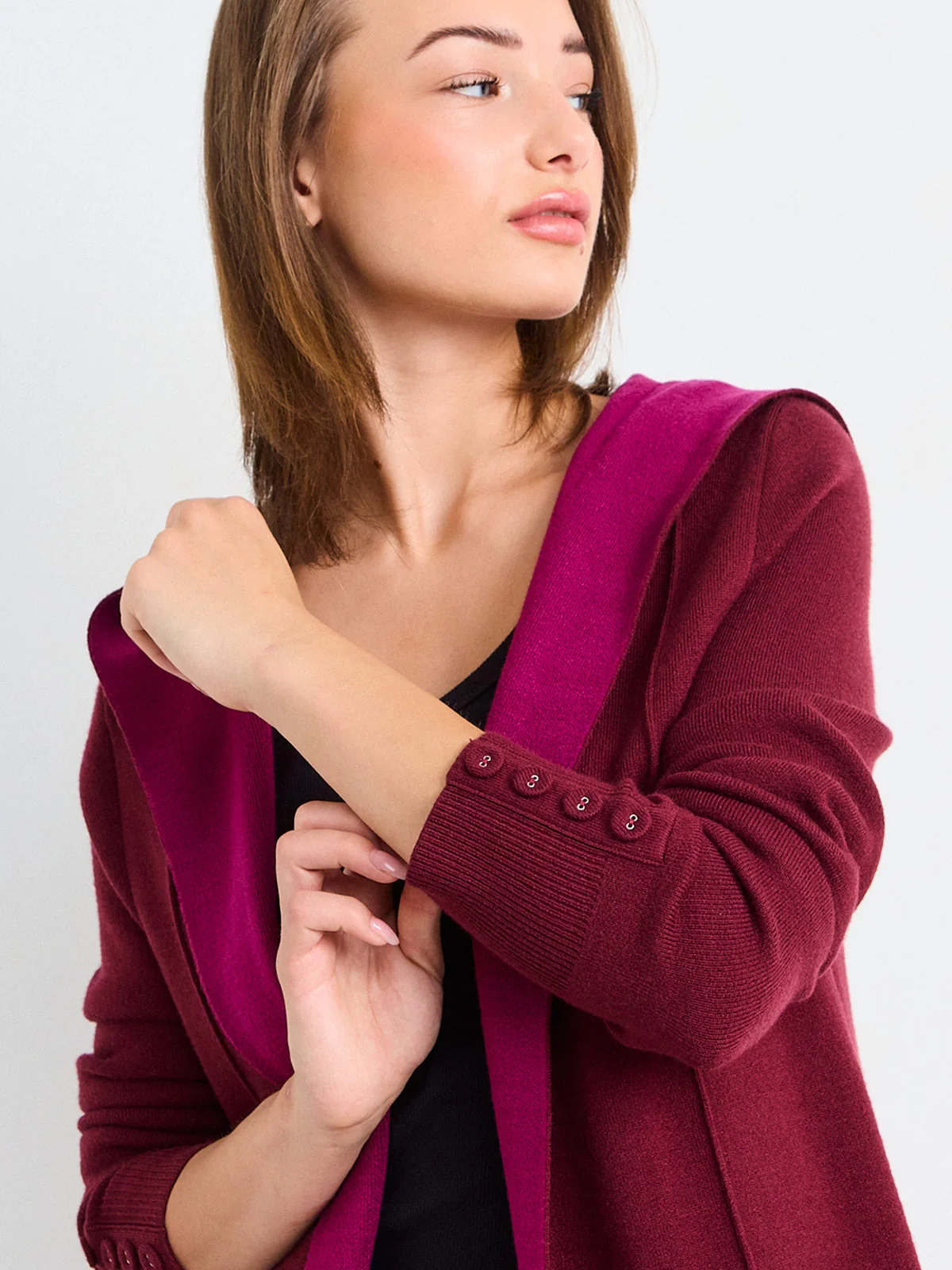 TAPADO MUJER IO BÁSICO CAPUCHA - 5