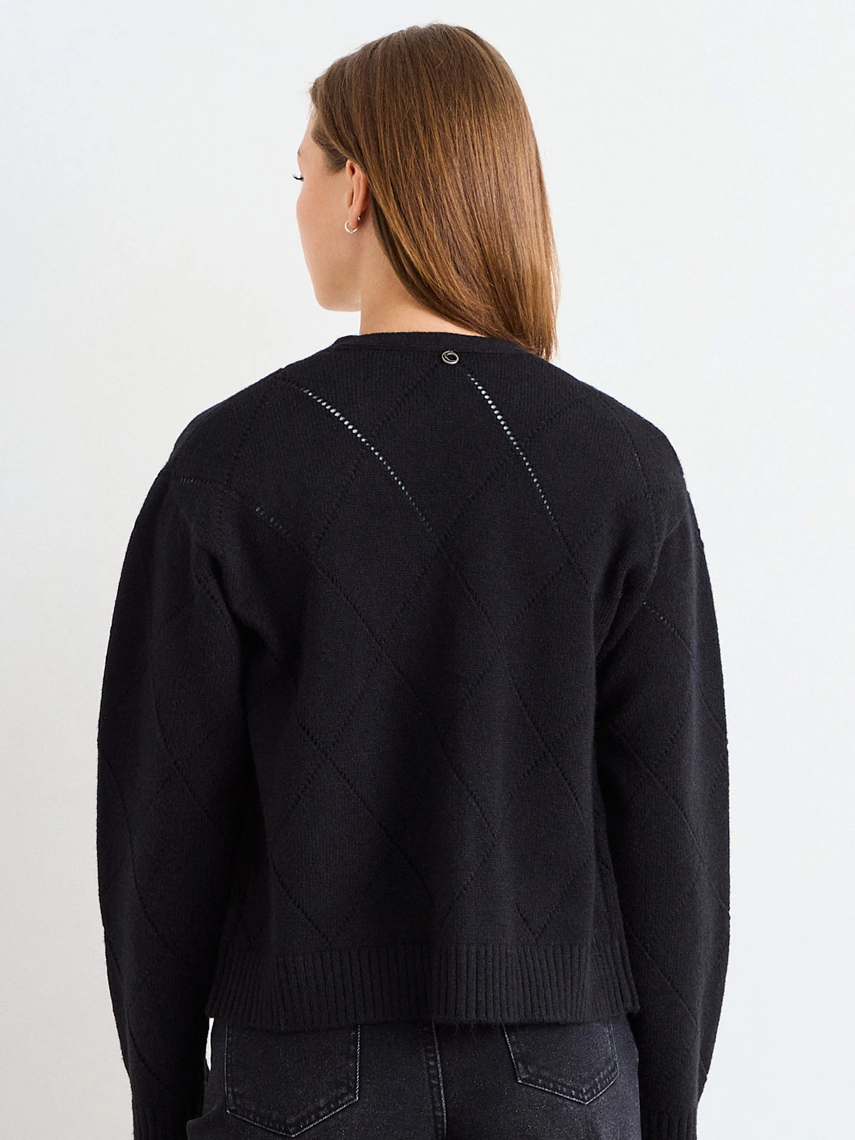 CARDIGAN MUJER IO ROMBOS LENTEJUELAS - 4
