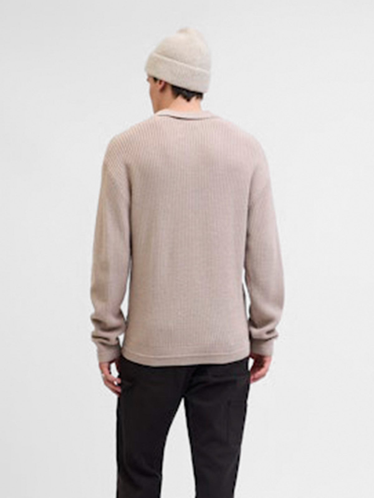 POLERA HOMBRE JACK & JONES MANGA LARGA - 2