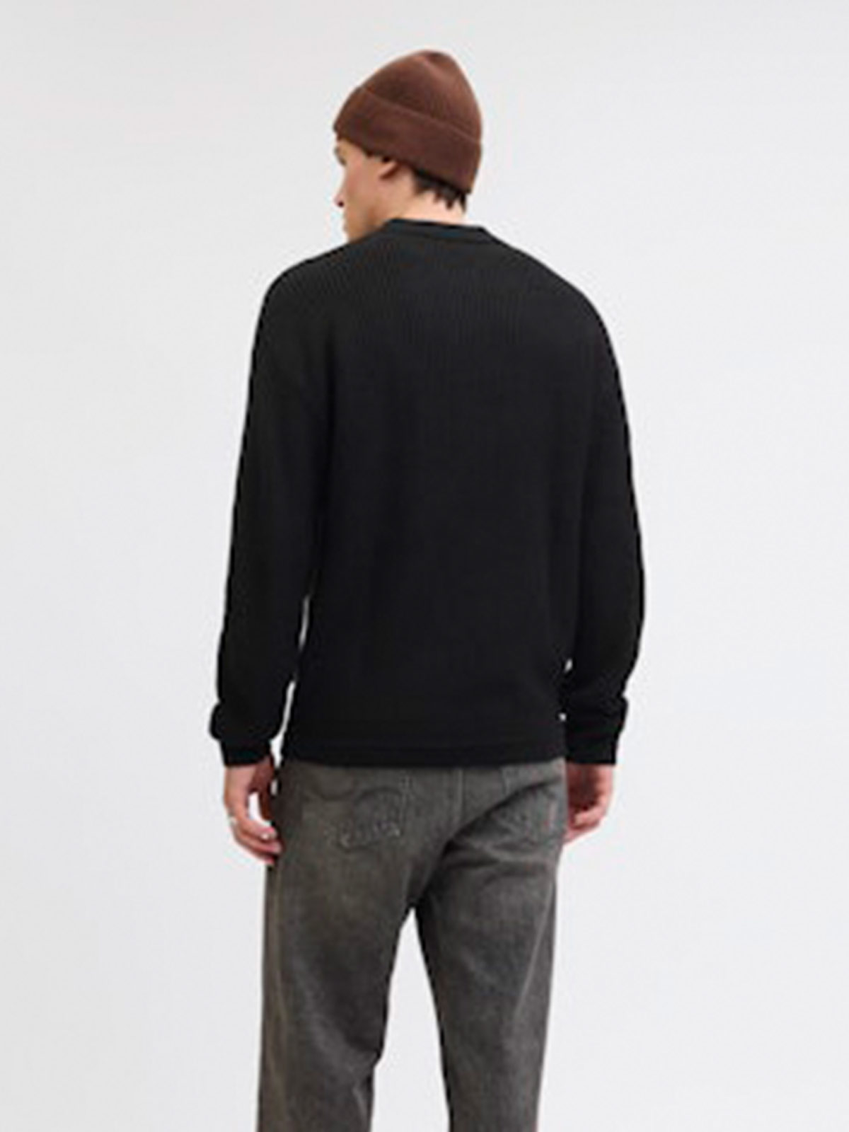 POLERA HOMBRE JACK & JONES MANGA LARGA - 2