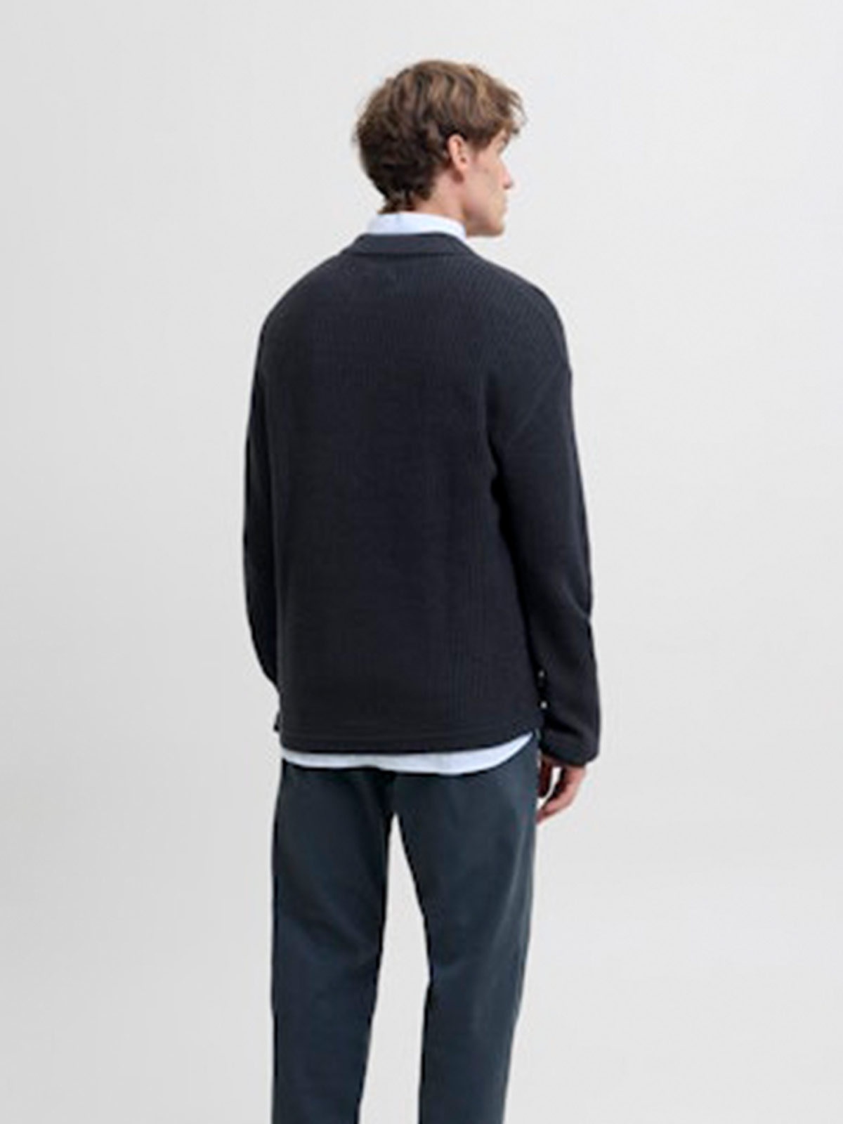 POLERA HOMBRE JACK & JONES MANGA LARGA - 2