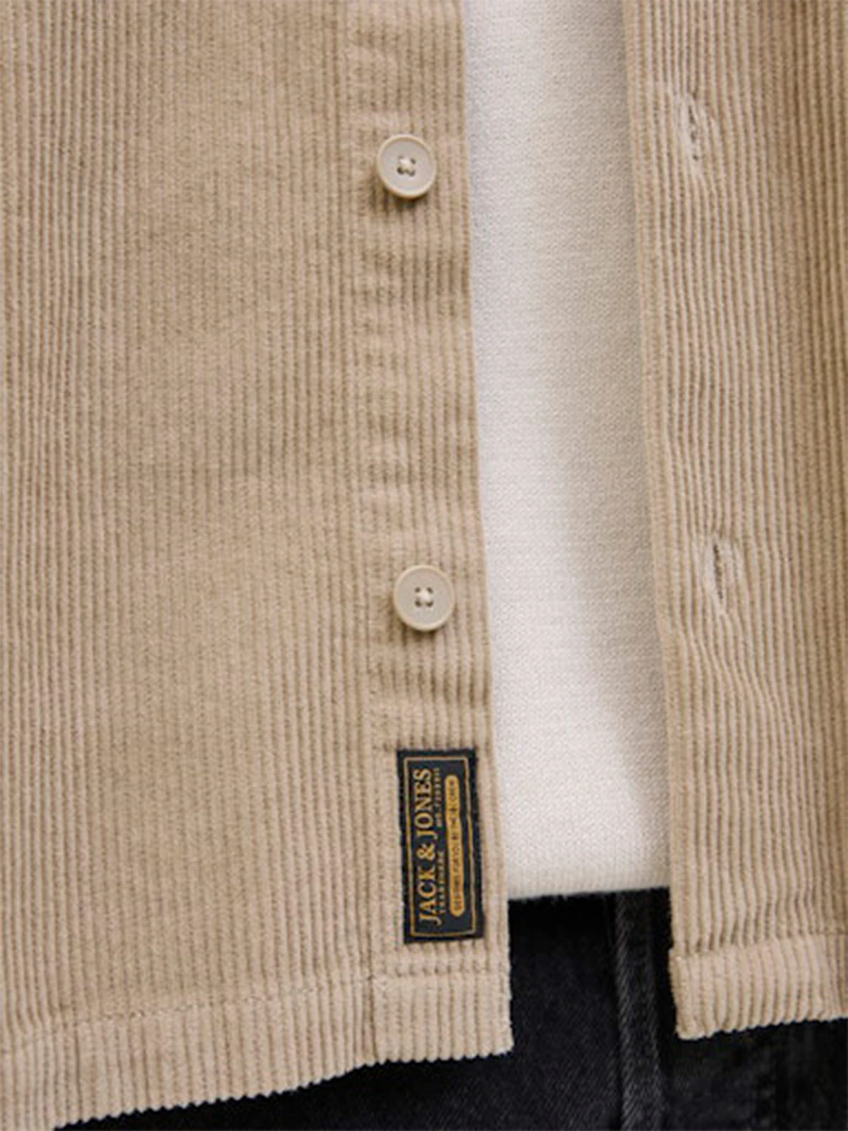 CAMISA HOMBRE JACK & JONES ALGODÓN MANGA LARGA - 4