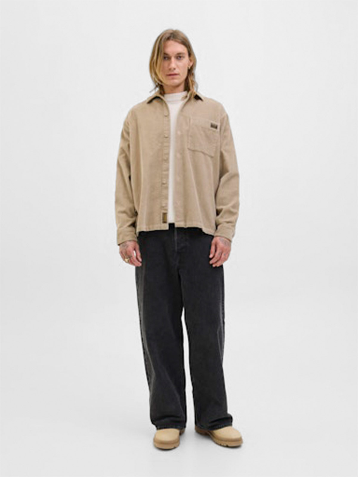 CAMISA HOMBRE JACK & JONES ALGODÓN MANGA LARGA - 6