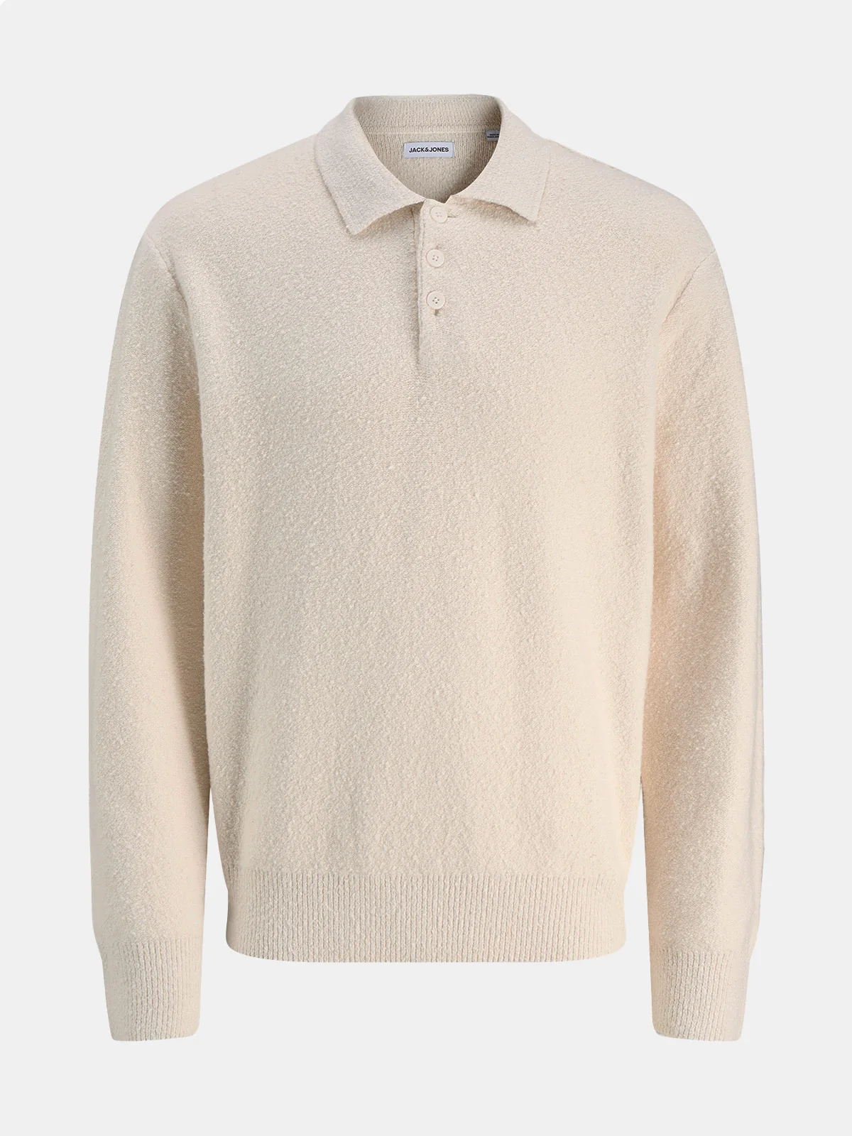 POLERA HOMBRE JACK & JONES ALGODÓN MANGA LARGA