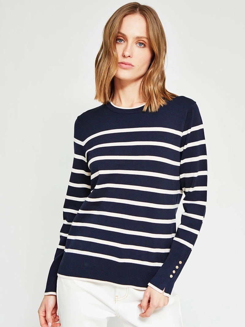 SWEATER MUJER CACHAREL CUELLO REDONDO MANGA LARGA - 2