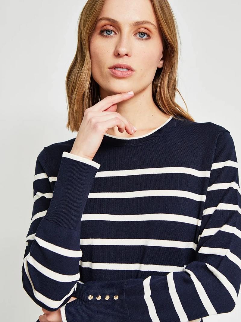 SWEATER MUJER CACHAREL CUELLO REDONDO MANGA LARGA - 4