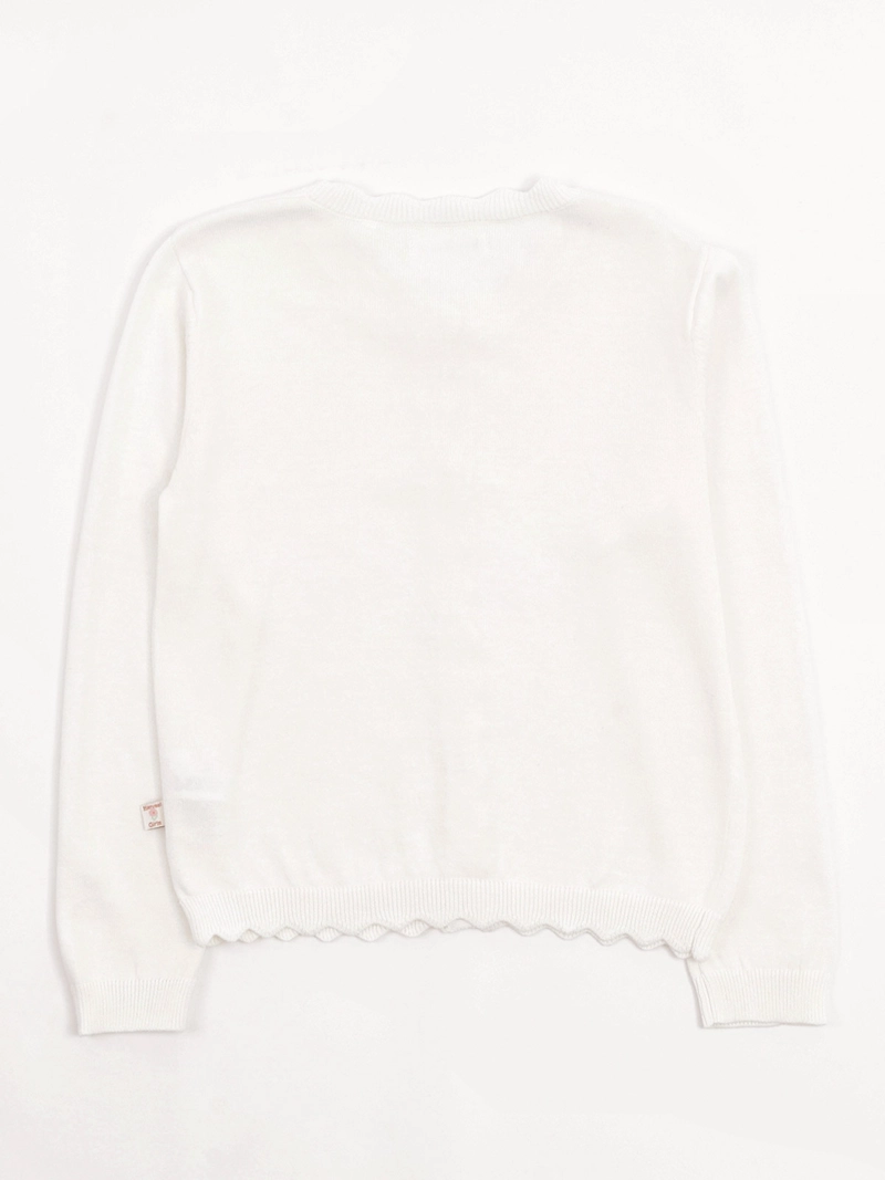 SWEATER NIÑA HARVEST ALGODÓN BOTONES - 4