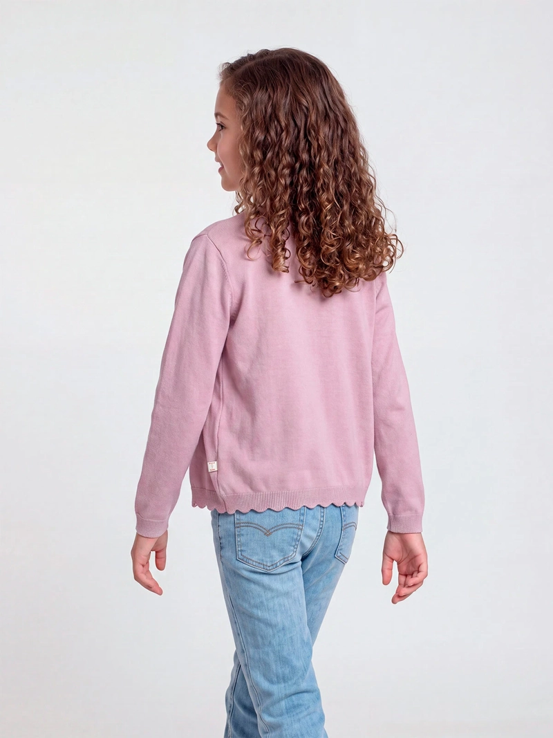 SWEATER NIÑA HARVEST ALGODÓN BOTONES - 2