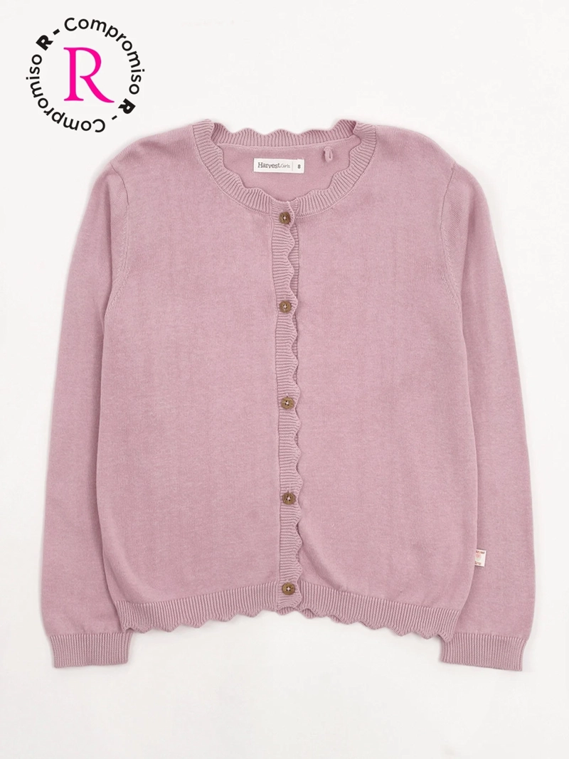 SWEATER NIÑA HARVEST ALGODÓN BOTONES - 3