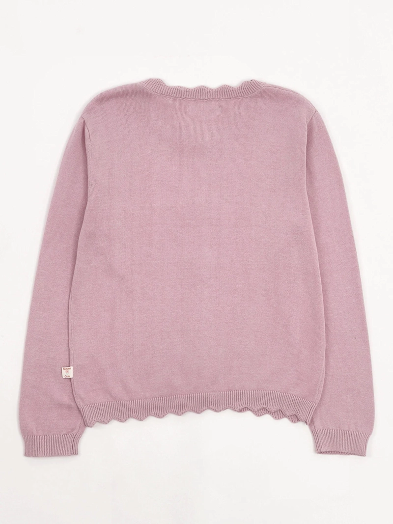 SWEATER NIÑA HARVEST ALGODÓN BOTONES - 4