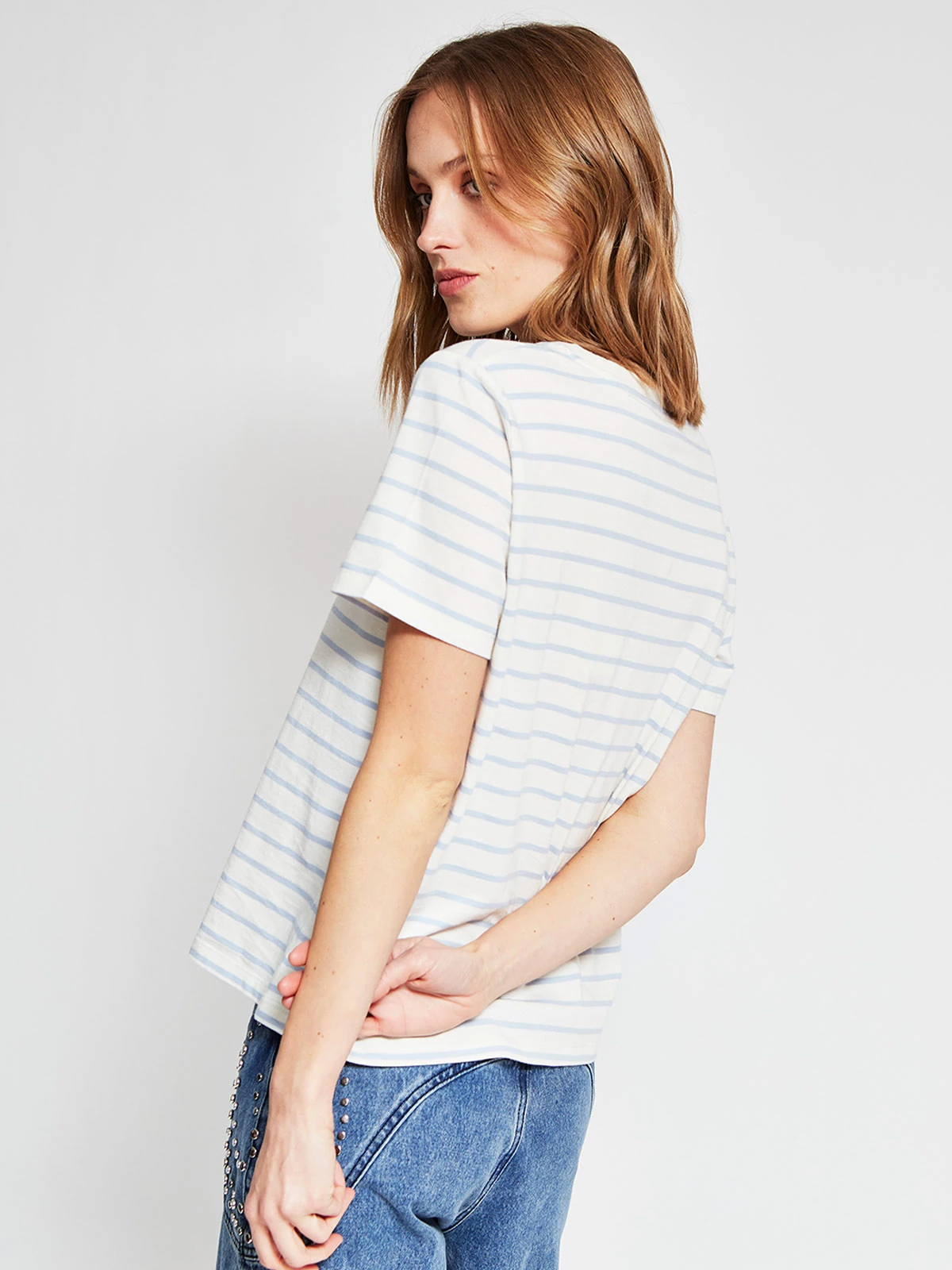 POLERA MUJER PEPE JEANS ALGODÓN RAYAS - 2