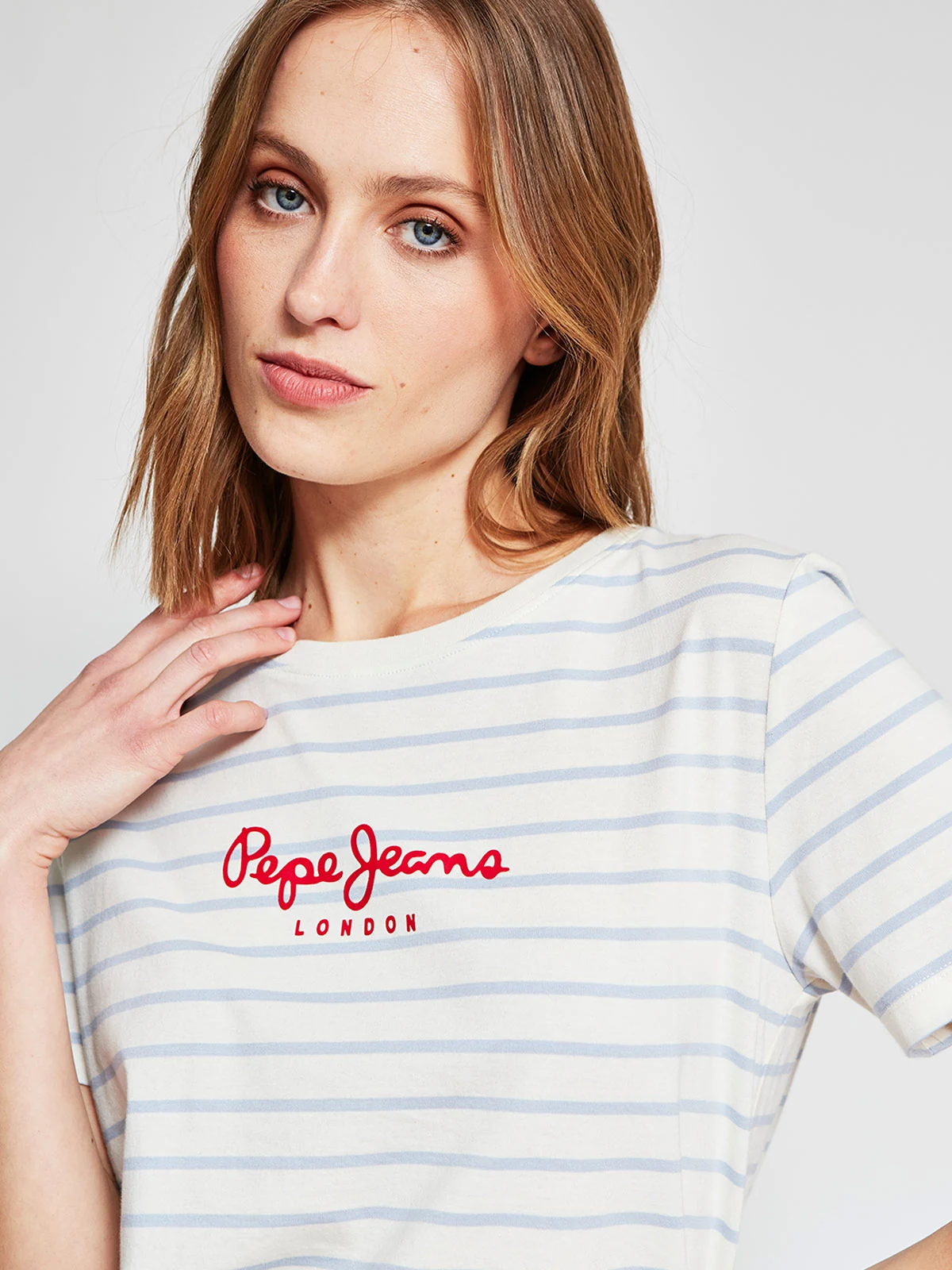 POLERA MUJER PEPE JEANS ALGODÓN RAYAS - 3