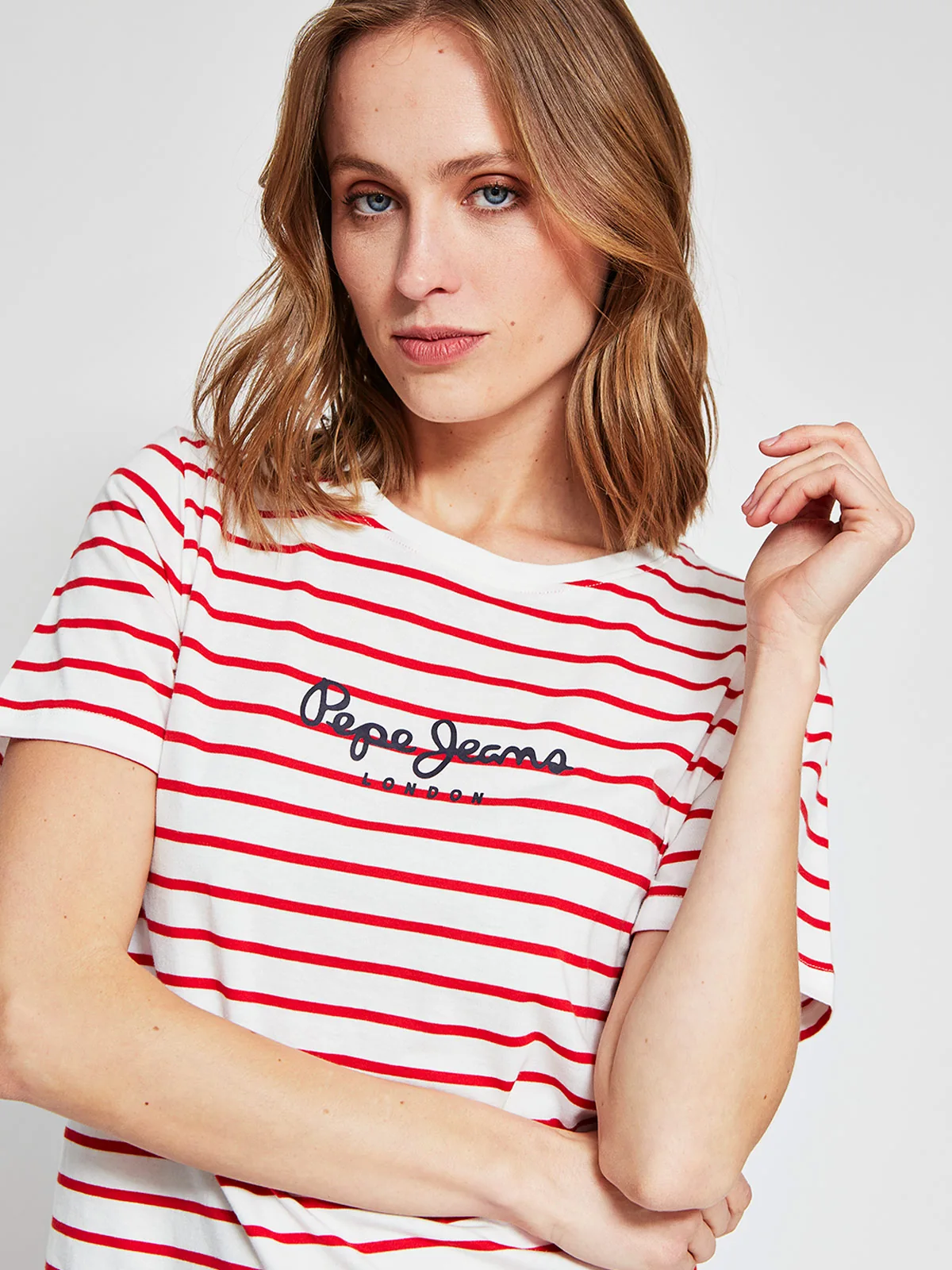 POLERA MUJER PEPE JEANS ALGODÓN RAYAS - 3