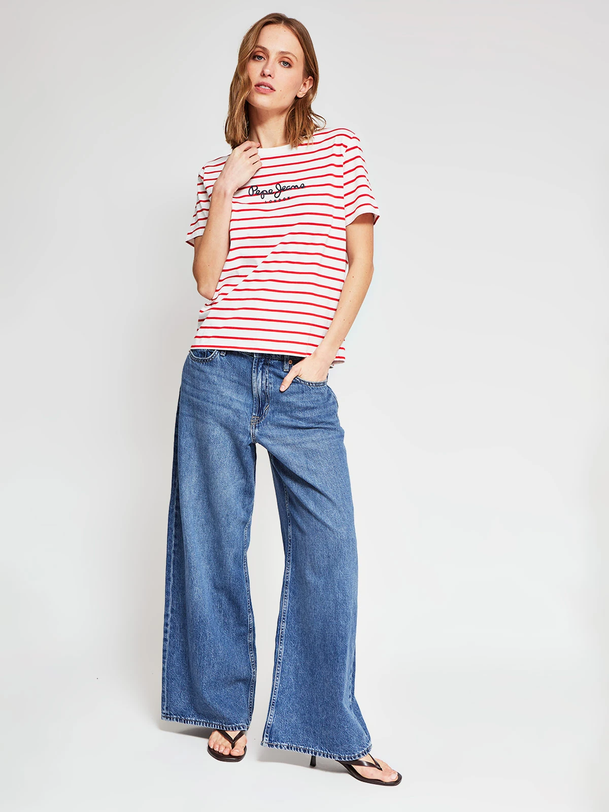 POLERA MUJER PEPE JEANS ALGODÓN RAYAS - 4