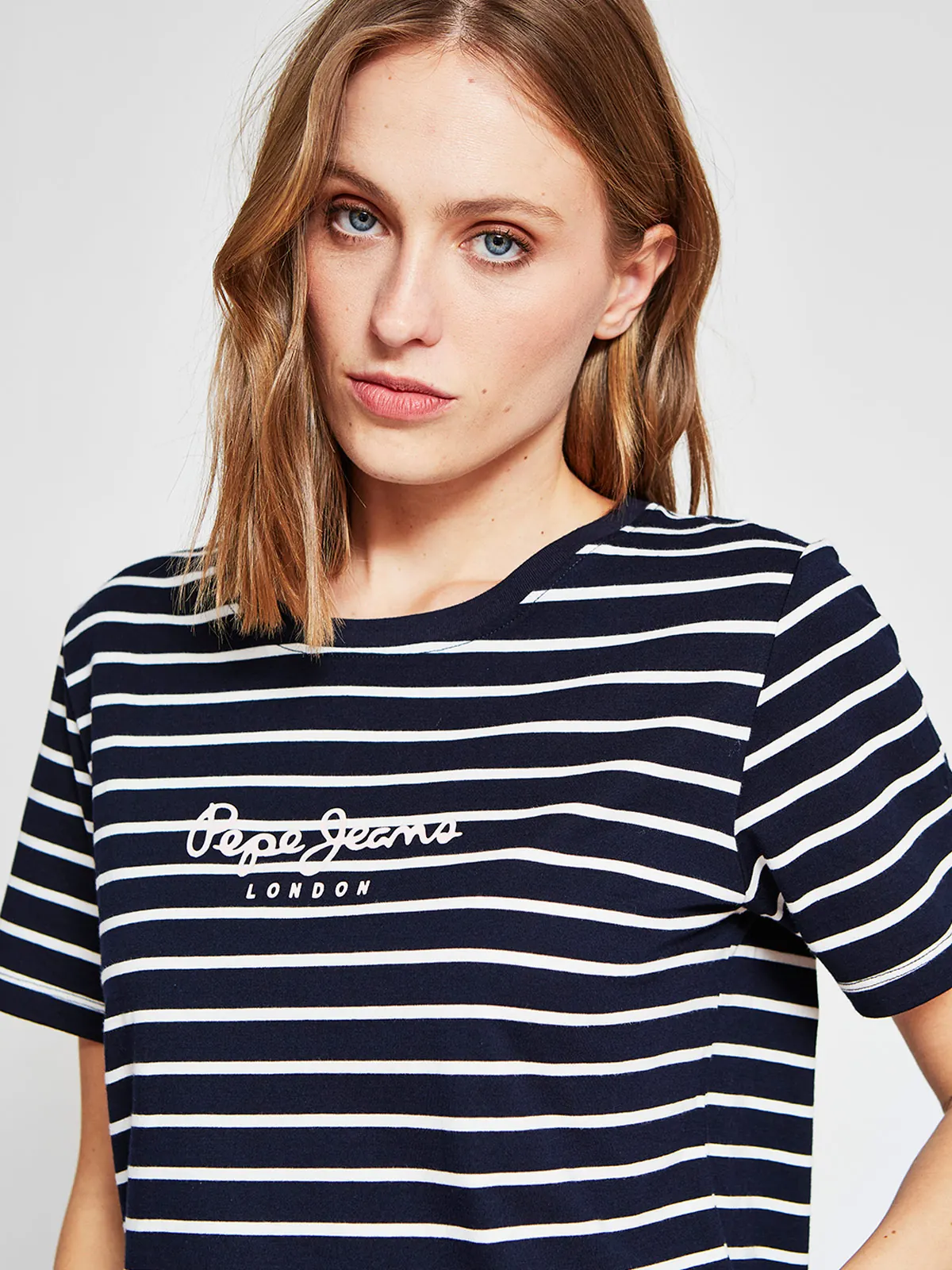 POLERA MUJER PEPE JEANS ALGODÓN RAYAS - 3