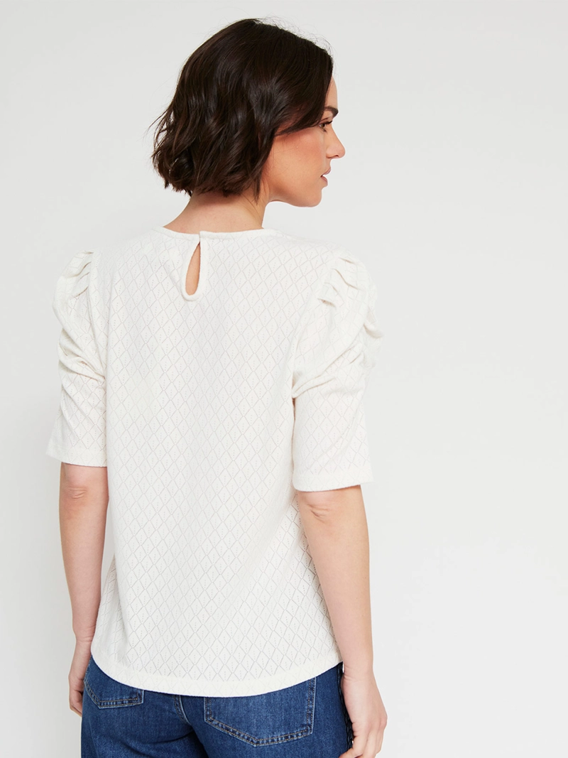 POLERA MUJER TATIENNE CUELLO REDONDO MANGA LARGA - 2