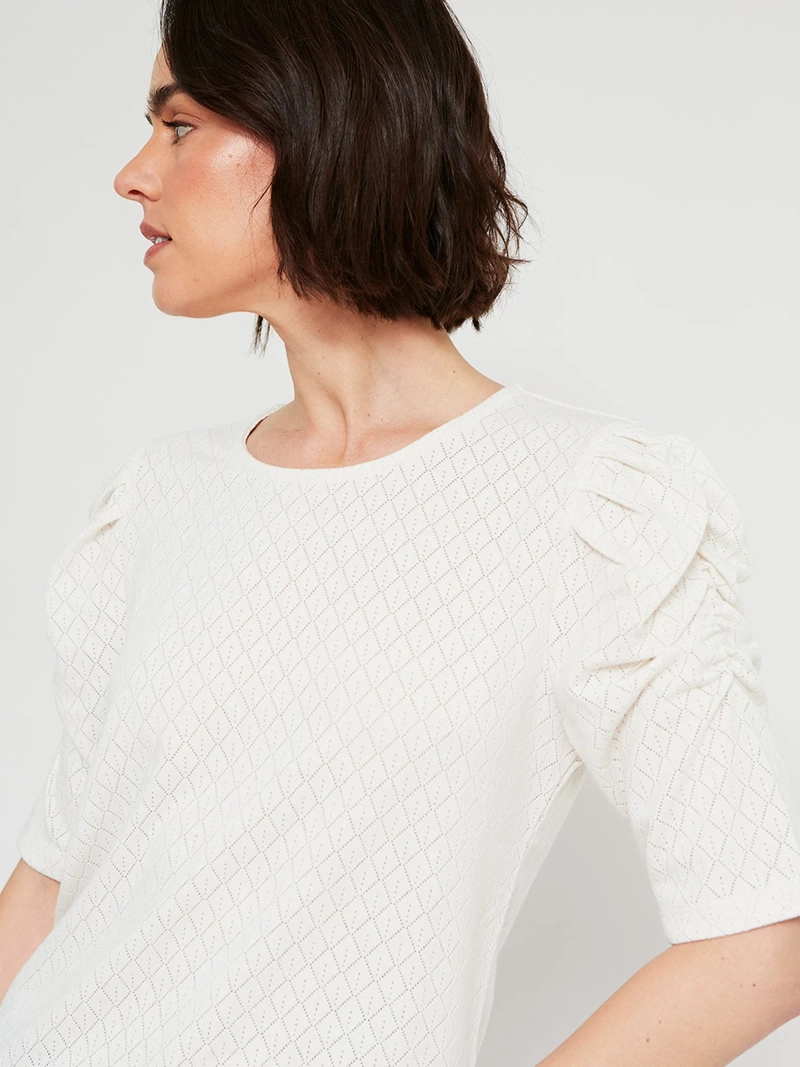 POLERA MUJER TATIENNE CUELLO REDONDO MANGA LARGA - 3
