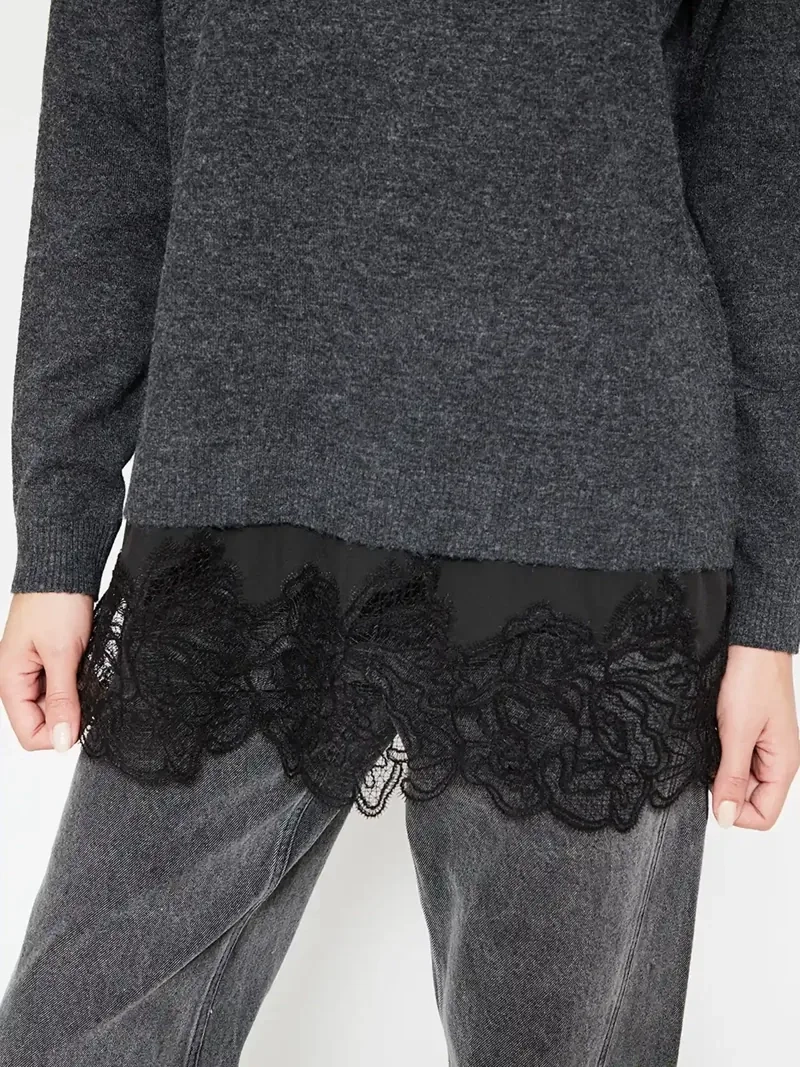 SWEATER MUJER MARQUIS ENCAJE - 5