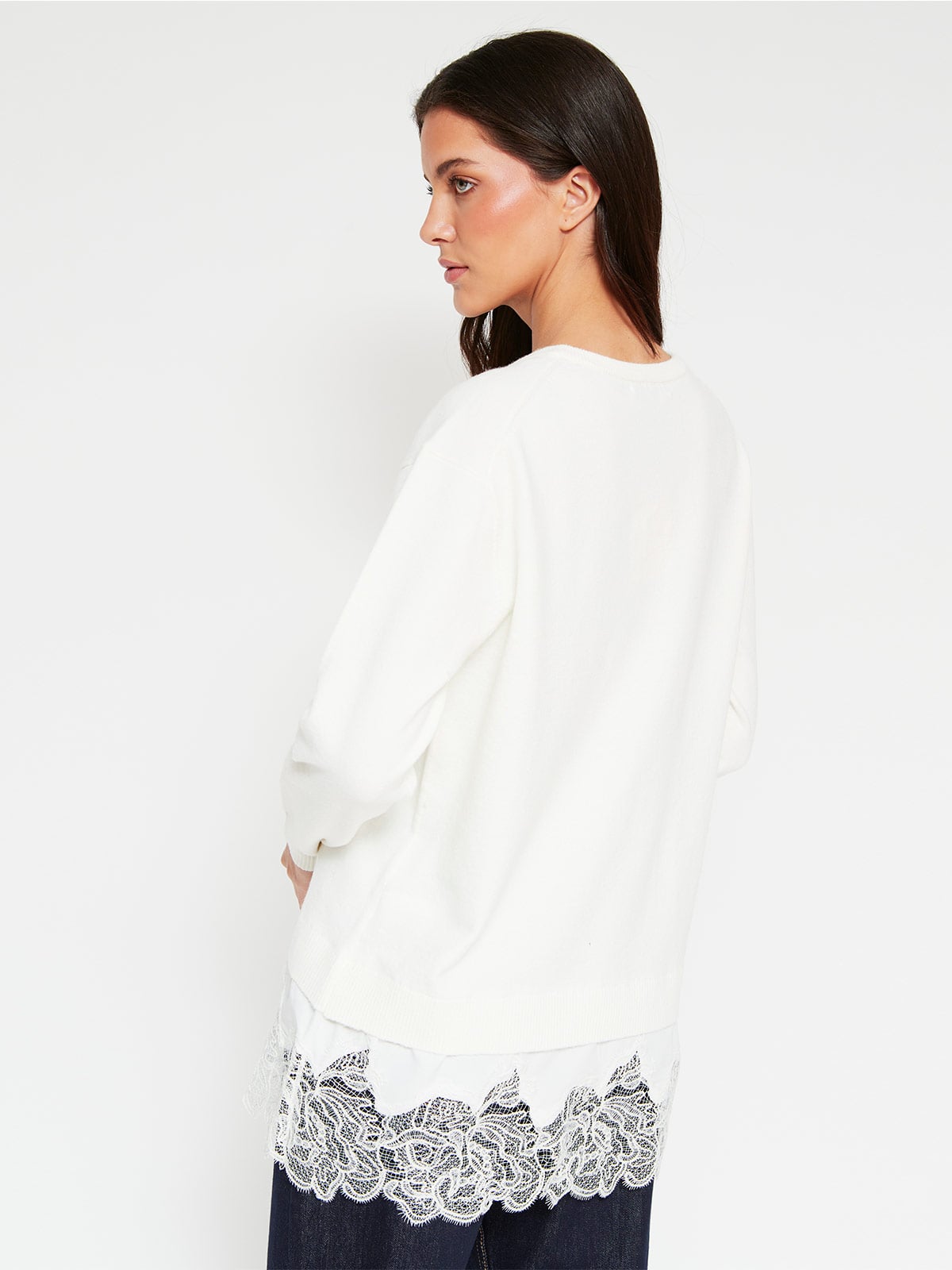 SWEATER MUJER MARQUIS ENCAJE - 2