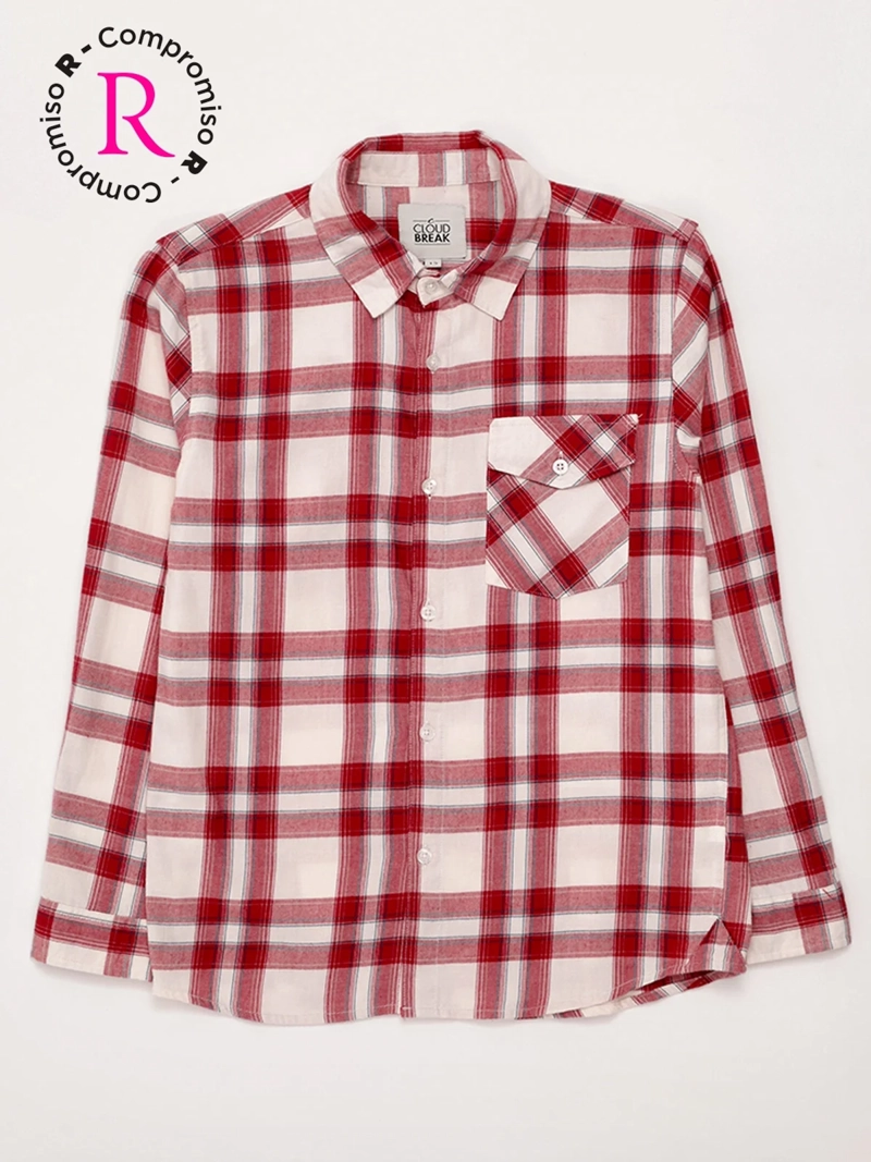 CAMISA NIÑO CLOUDBREAK ALGODÓN MANGA LARGA ESCOCESA - 3