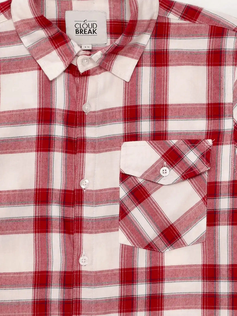CAMISA NIÑO CLOUDBREAK ALGODÓN MANGA LARGA ESCOCESA - 5
