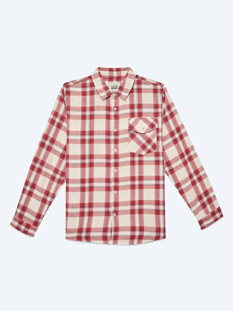 CAMISA NIÑO CLOUDBREAK ALGODÓN MANGA LARGA ESCOCESA - 3