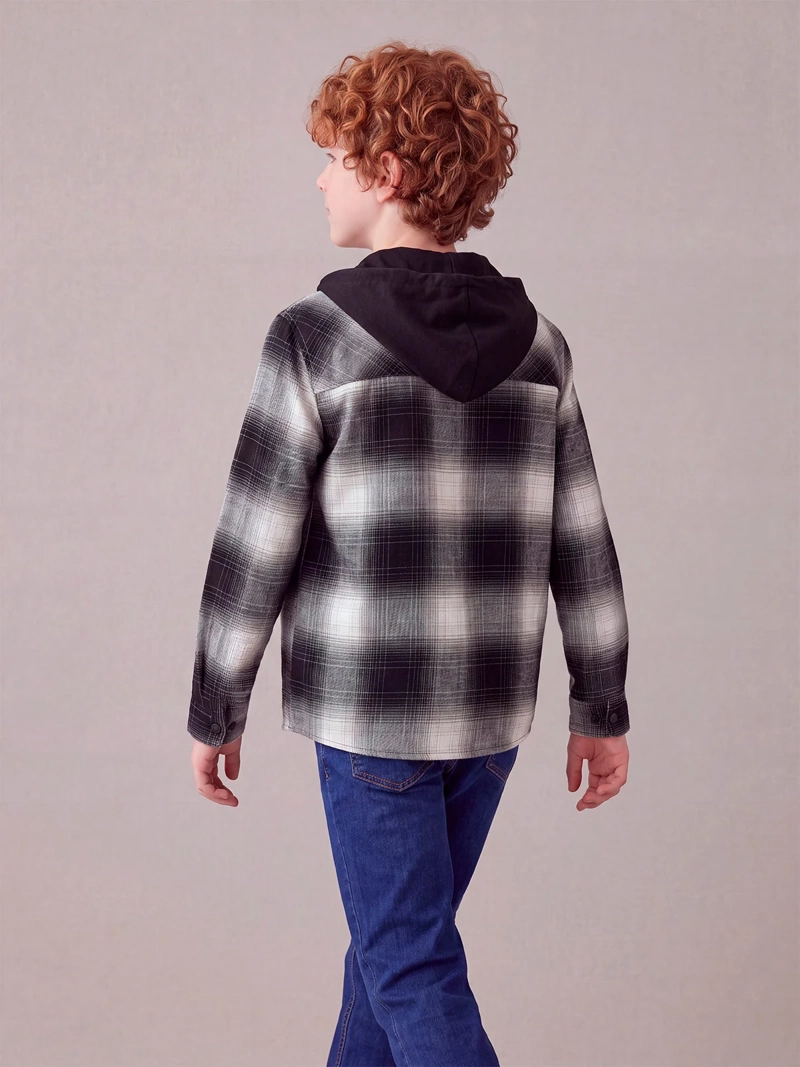 CAMISA NIÑO CLOUDBREAK ALGODÓN MANGA LARGA GORRO - 2