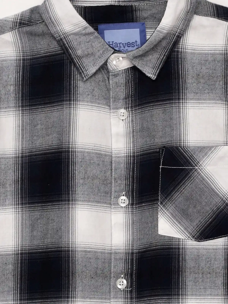 CAMISA NIÑO HARVEST ALGODÓN MANGA LARGA ESCOCESA - 3