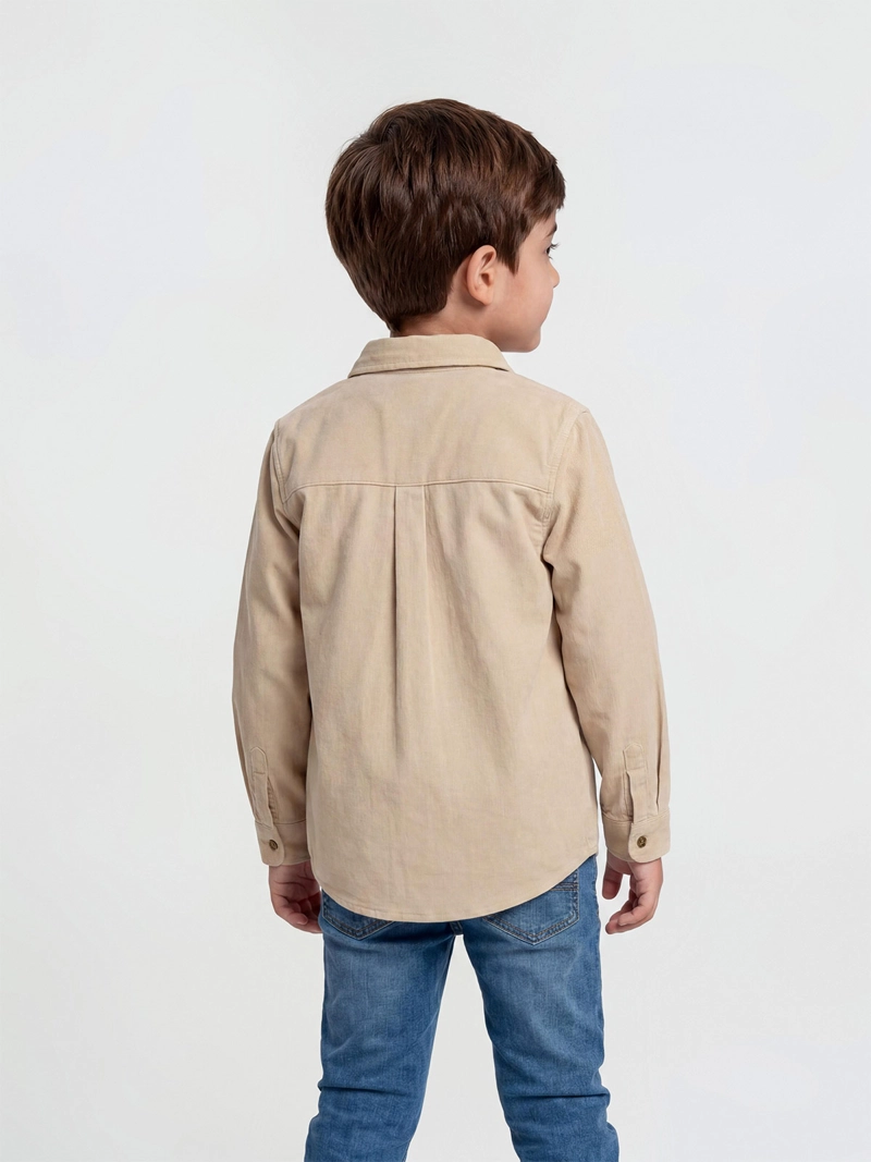 CAMISA NIÑO HARVEST ALGODÓN CUELLO CAMISERO MANGA LARGA - 2