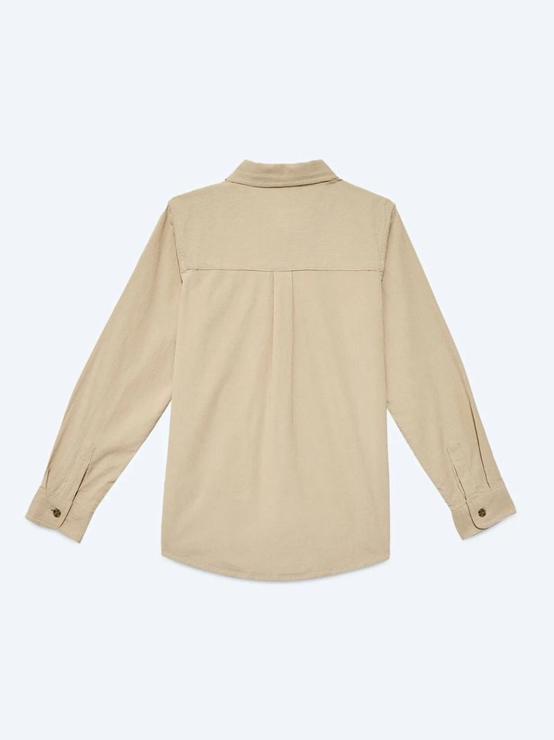 CAMISA NIÑO HARVEST ALGODÓN CUELLO CAMISERO MANGA LARGA - 4