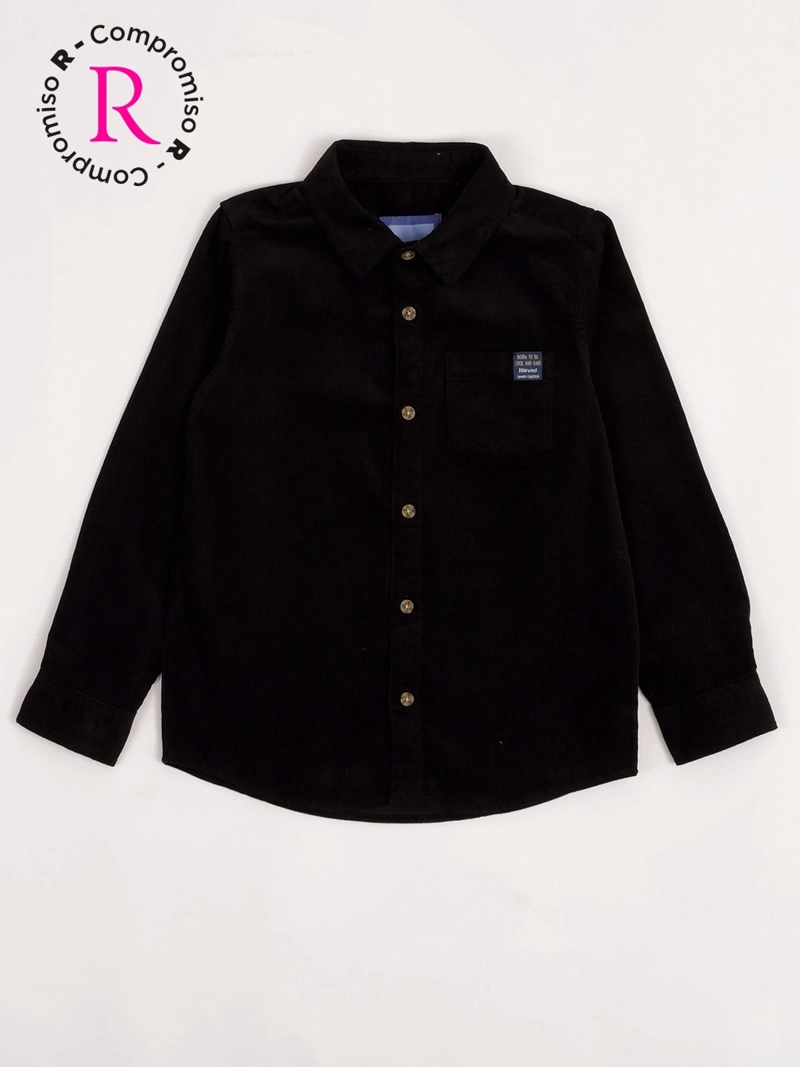 CAMISA NIÑO HARVEST ALGODÓN CUELLO CAMISERO MANGA LARGA - 3