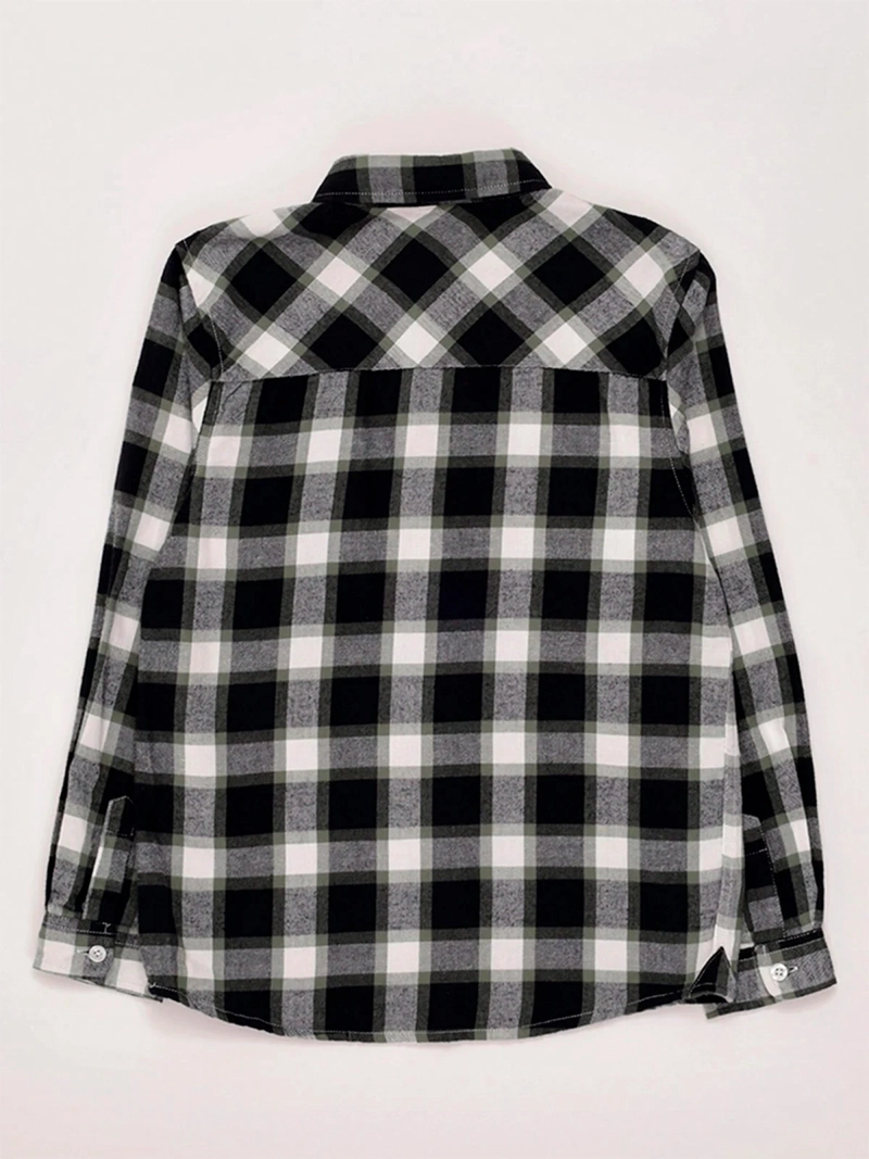 CAMISA NIÑO HARVEST ALGODÓN MANGA LARGA ESCOCESA - 4