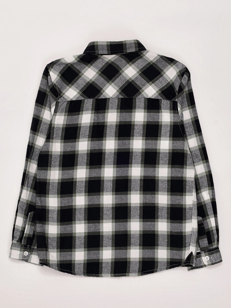 CAMISA NIÑO HARVEST ALGODÓN MANGA LARGA ESCOCESA - 2
